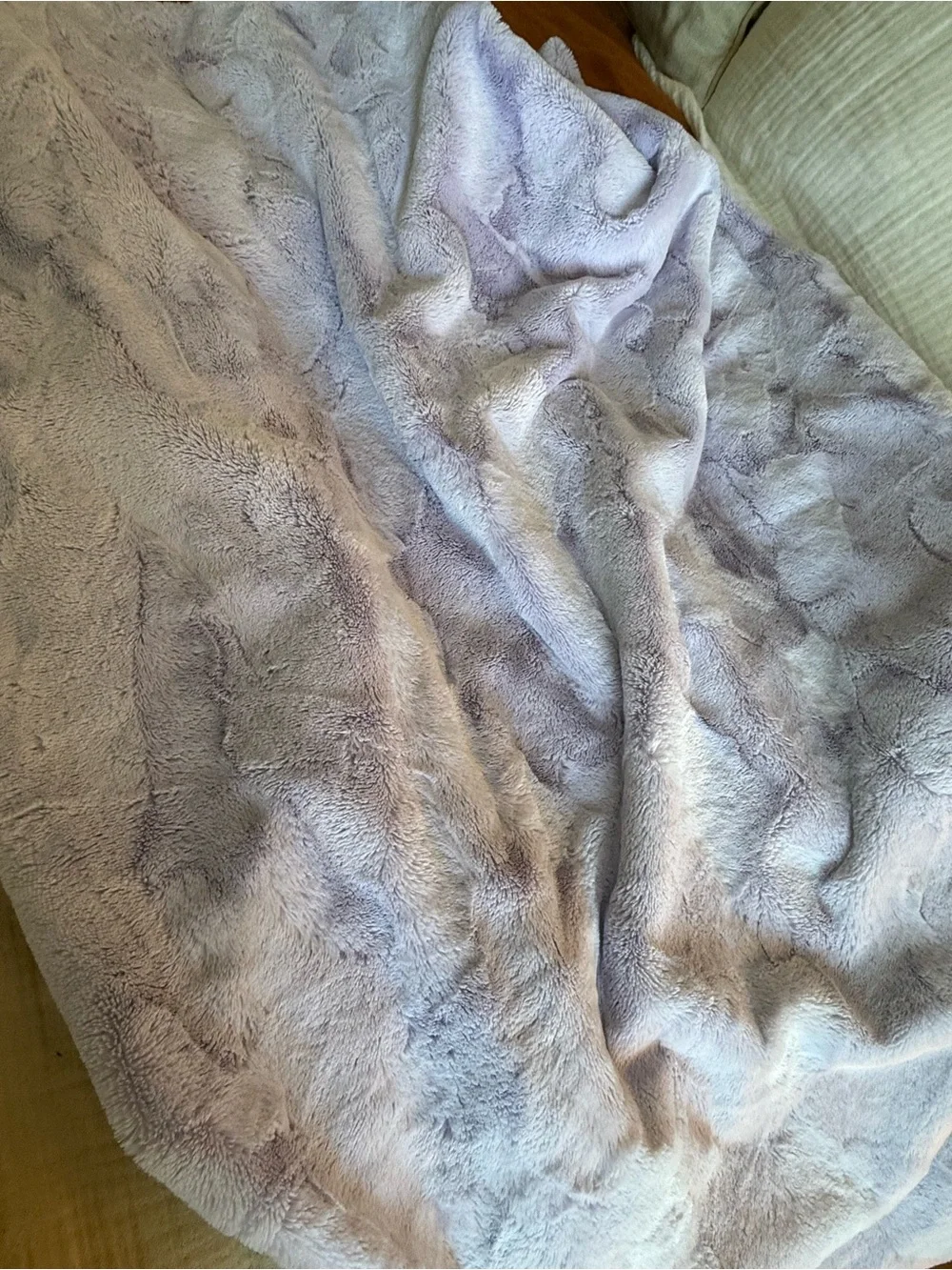Minky crib sheet Lavender -Soft Baby Bedding